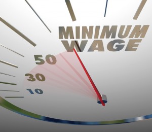 Minimum wage clock