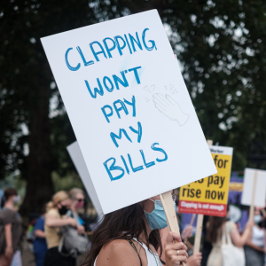 Living wage - clapping won't pay my bills